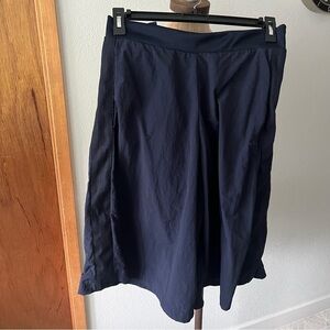 ADIDAS ORIGINALS sz M Navy Blue Culottes Long Shorts Pants BK6061